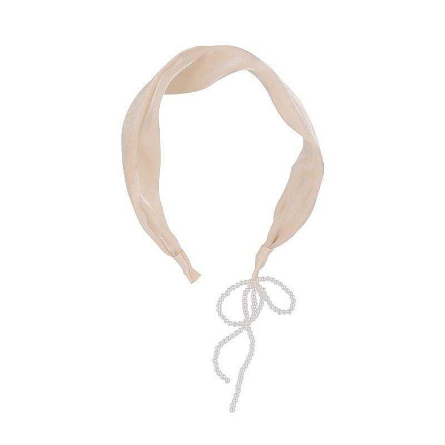 Women The Korean Fashion Hair Accessories | Tassel Pearl Headband