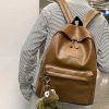 Women The Korean Fashion | Pu Large-Capacity Backpack