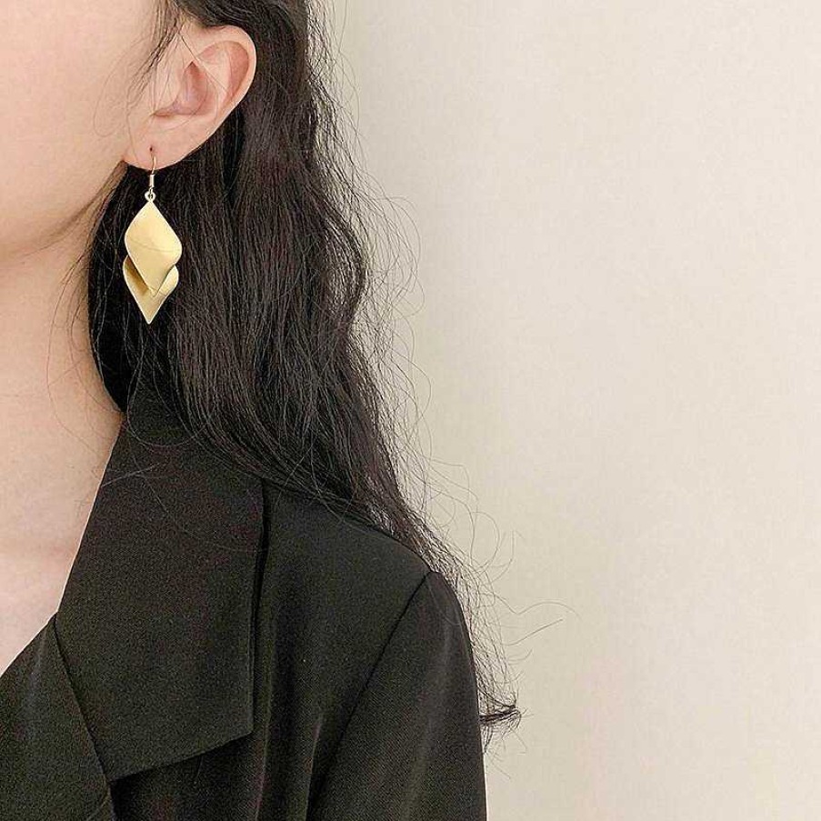 Women The Korean Fashion Earrings | Gold Earrings