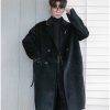 Clothing The Korean Fashion | Mid-Length Double Row Woolen Coat