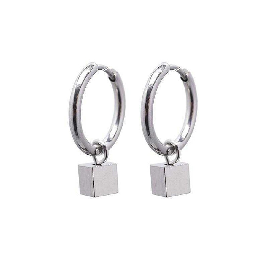 Women The Korean Fashion Earrings | Square Cube Earrings