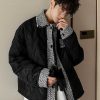 Clothing The Korean Fashion | Tweed Padded Cotton Jacket