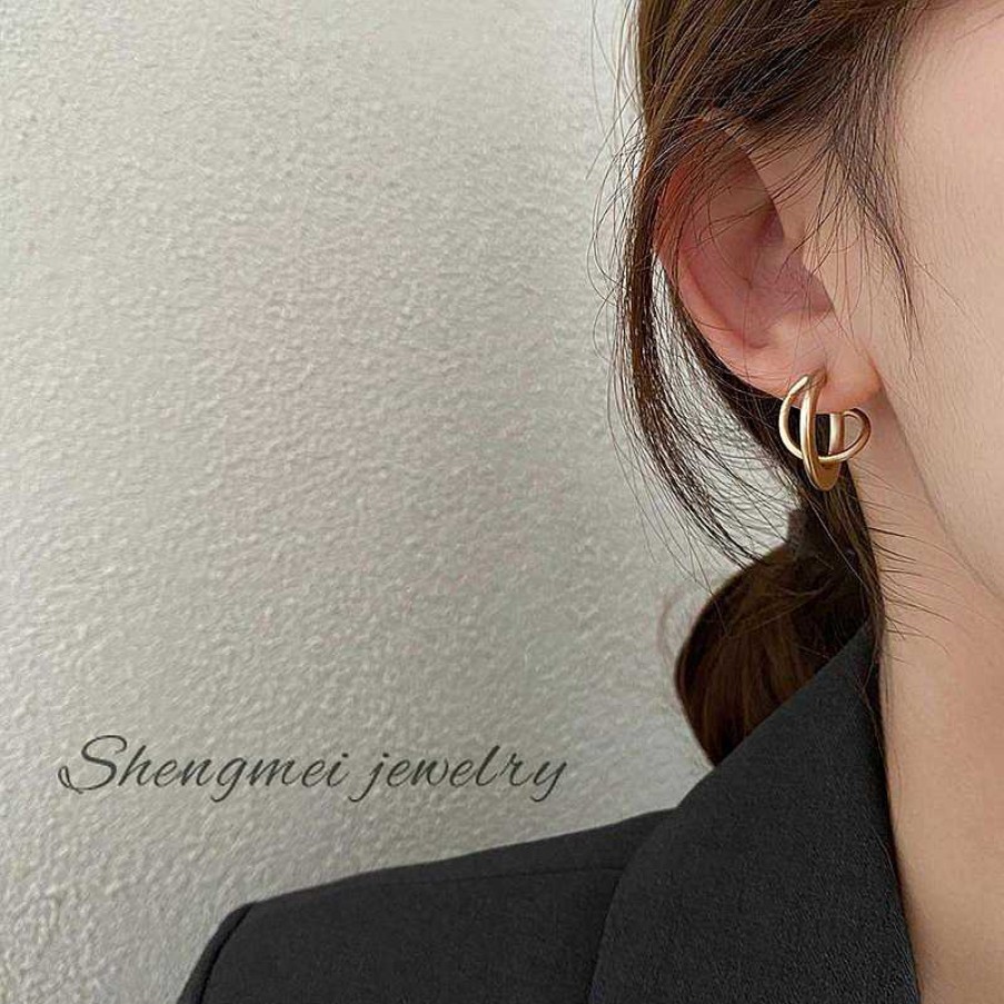 Women The Korean Fashion Earrings | Earrings Gold