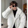 Clothing The Korean Fashion | Stand-Up Collar Short Padded Jacket