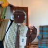 Clothing The Korean Fashion | Vintage Color Block Check Shirt (No Tie)