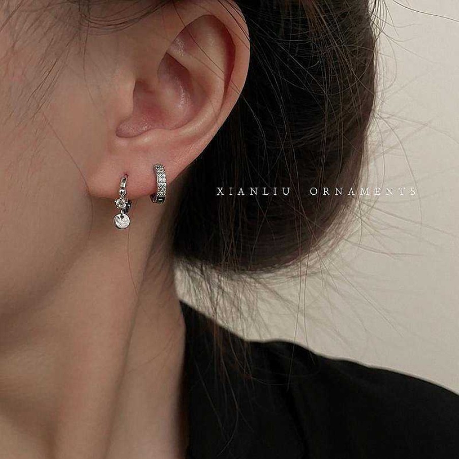 Women The Korean Fashion Earrings | Circle Earrings