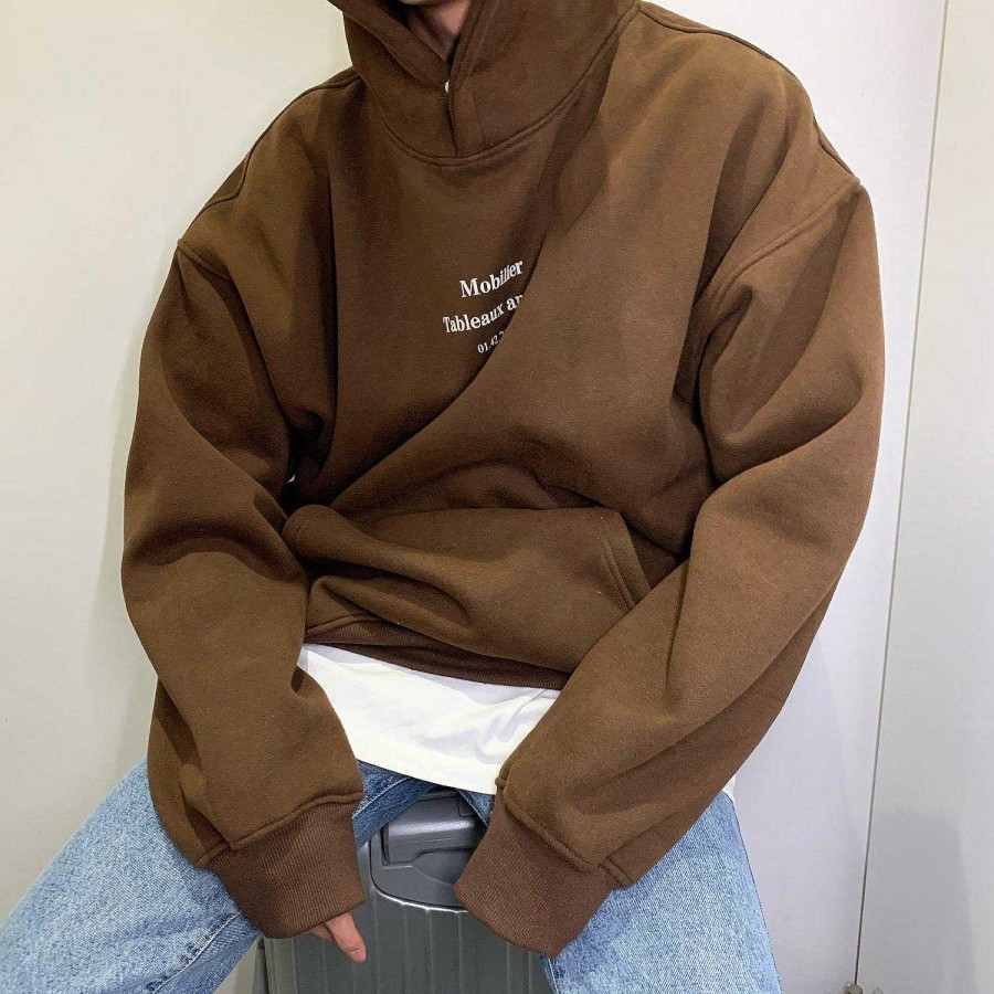 Clothing The Korean Fashion | Loose Hooded Sweatshirt