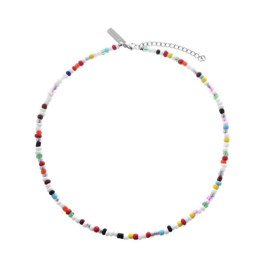 Accs & Bags & Shoes The Korean Fashion | Colorful Acrylic Beaded Necklace Multicolor