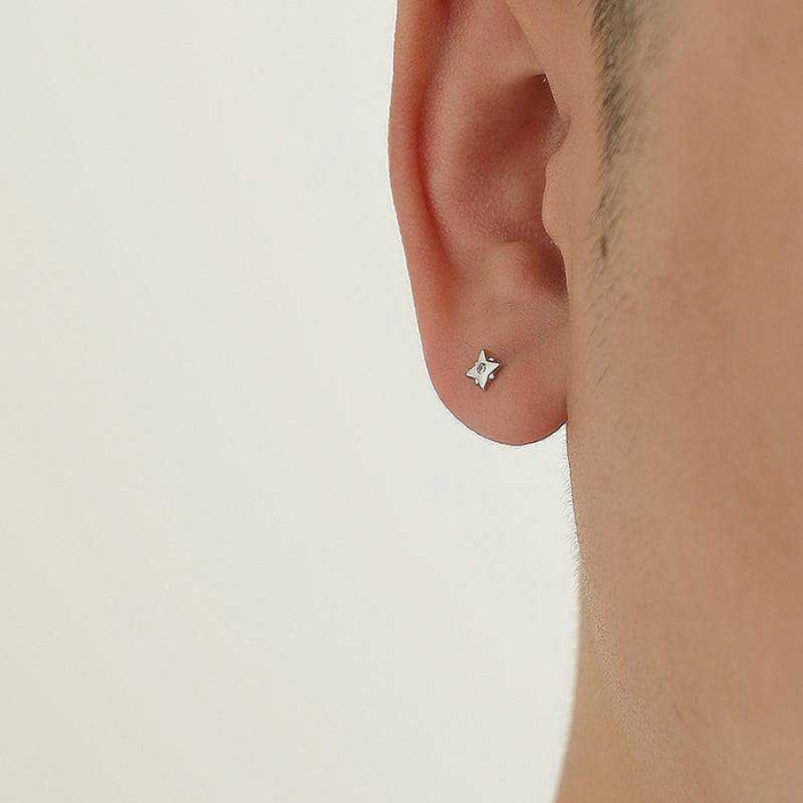 Accs & Bags & Shoes The Korean Fashion | Four-Pointed Stars Ear Studs A Pair