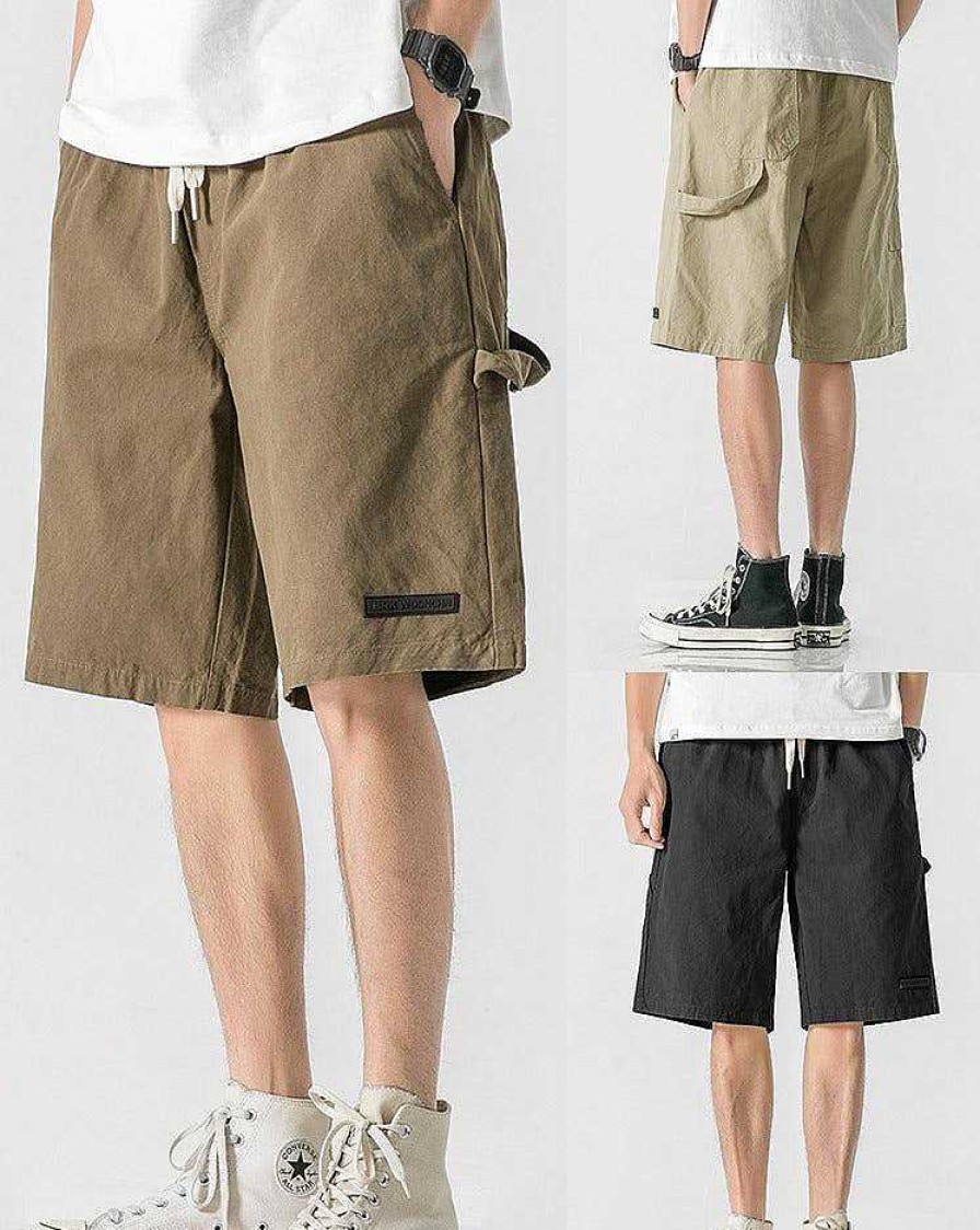 Clothing The Korean Fashion Shorts | Cotton Drawstring Shorts