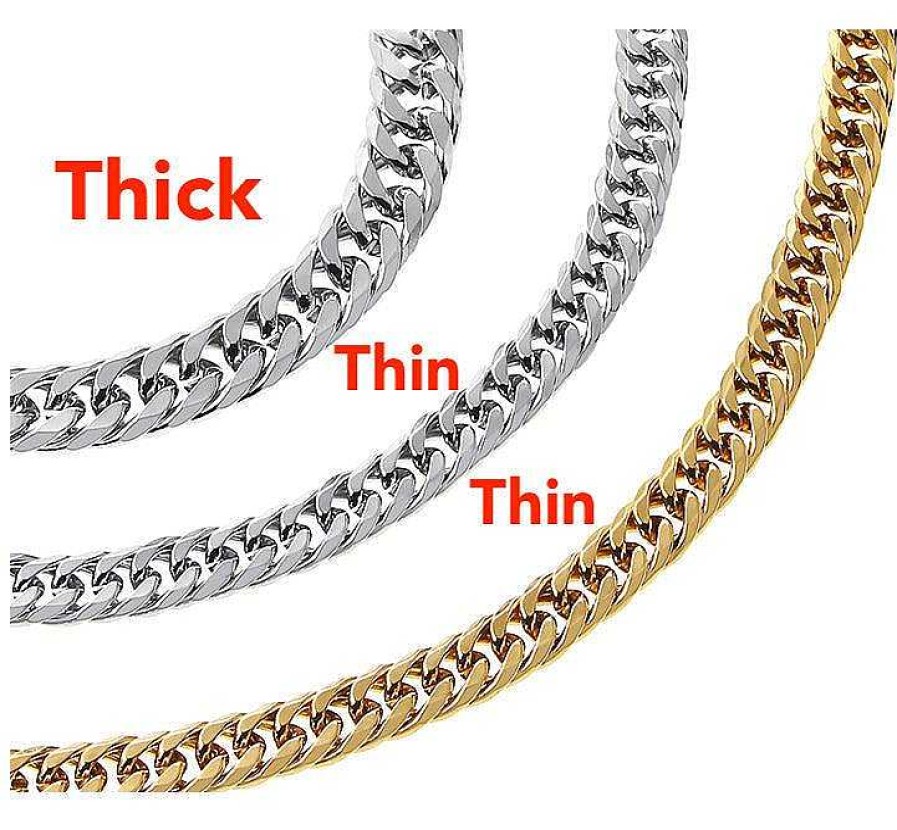 Accs & Bags & Shoes The Korean Fashion | Basic Cuban Link Necklace