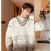 Clothing The Korean Fashion | Gradient V-Neck Sweater