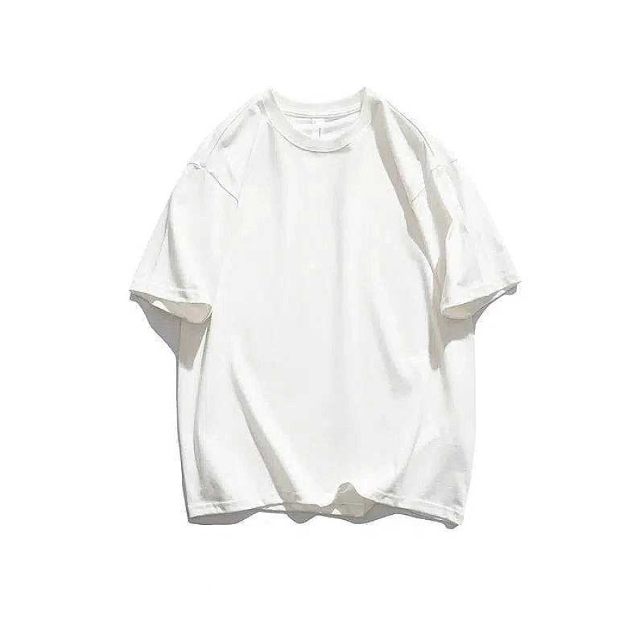 Clothing The Korean Fashion | Basic Casual Half-Sleeved Basic T-Shirt