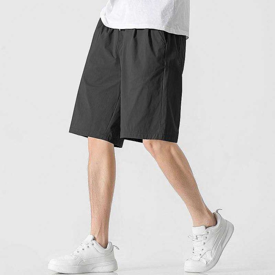 Clothing The Korean Fashion Shorts | Summer Breathable Ice Silk Shorts