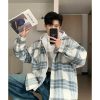 Clothing The Korean Fashion | Plaid Hooded Jacket