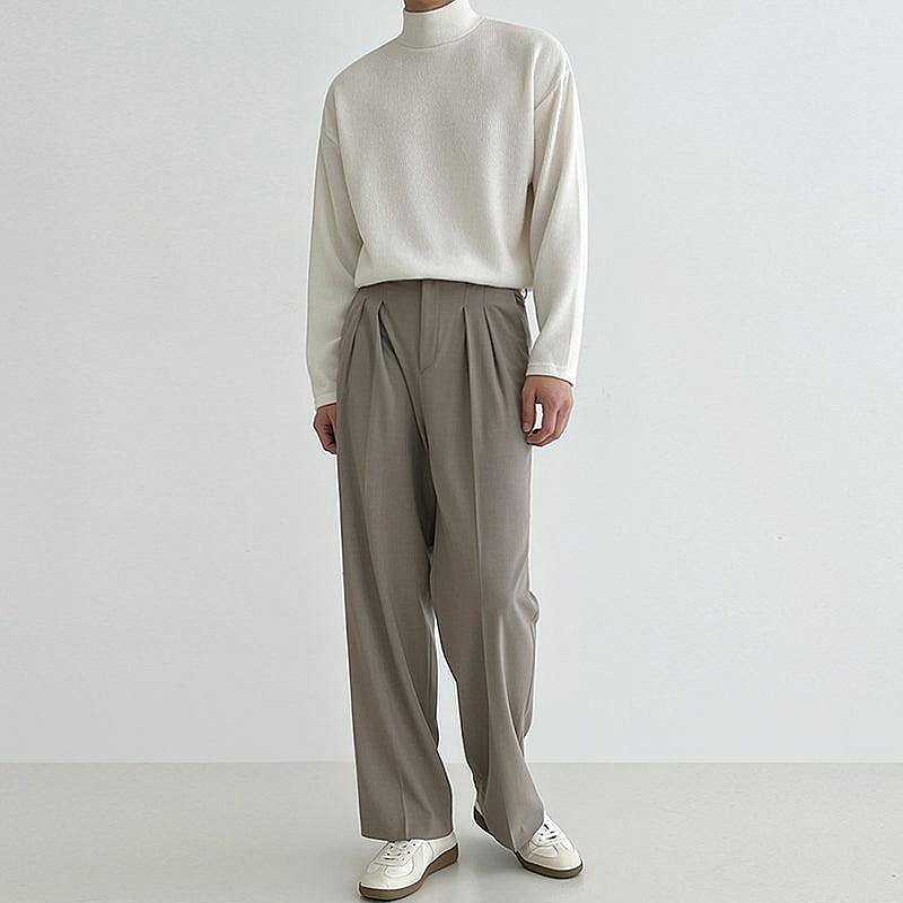 Clothing The Korean Fashion | Cotton Turtleneck T-Shirt