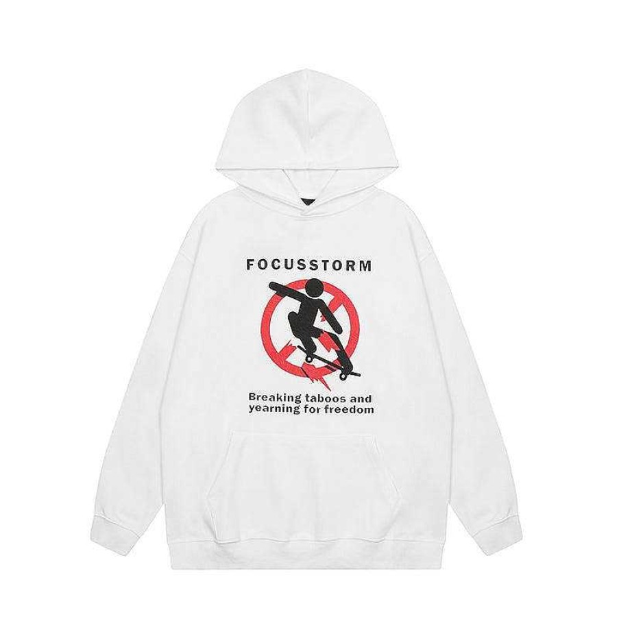 Clothing The Korean Fashion | Stickman Print Hoodie