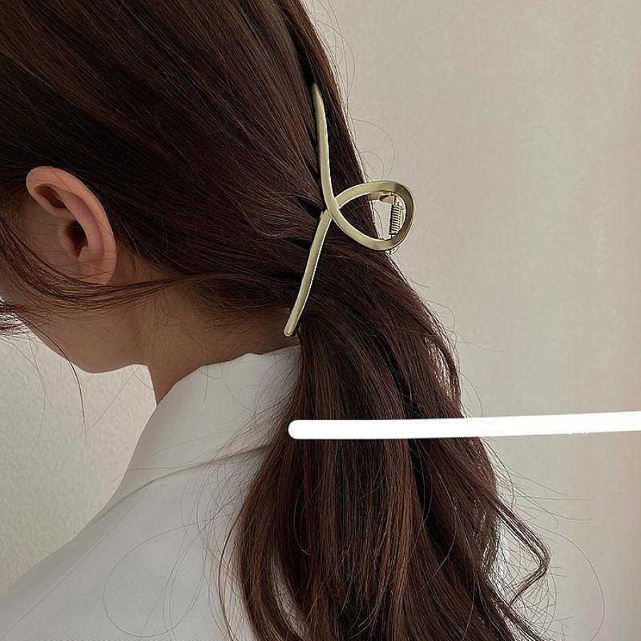 Women The Korean Fashion Hair Accessories | French Retro Metal Hairpin