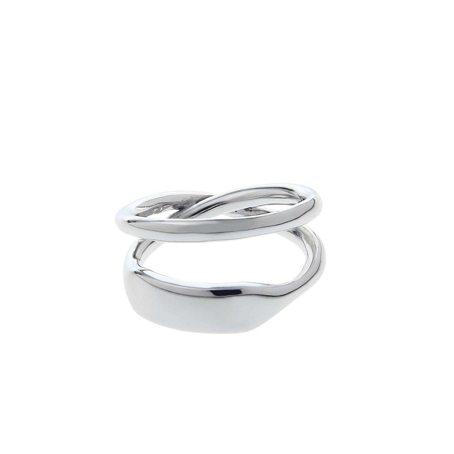 Accs & Bags & Shoes The Korean Fashion | Double-Layer Titanium Steel Ring