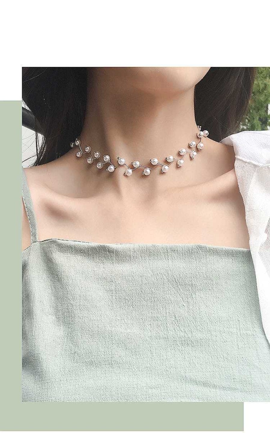 Women The Korean Fashion Necklaces | Personalized Pearl Choker