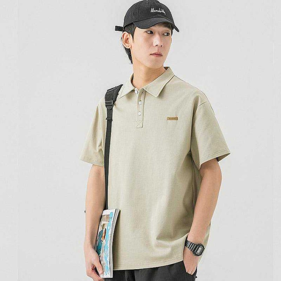 Clothing The Korean Fashion | Lapel Breathable Polo T-Shirt