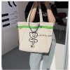 Women The Korean Fashion | Printed Shopping Bag