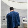 Clothing The Korean Fashion | Round Neck Denim Jacket