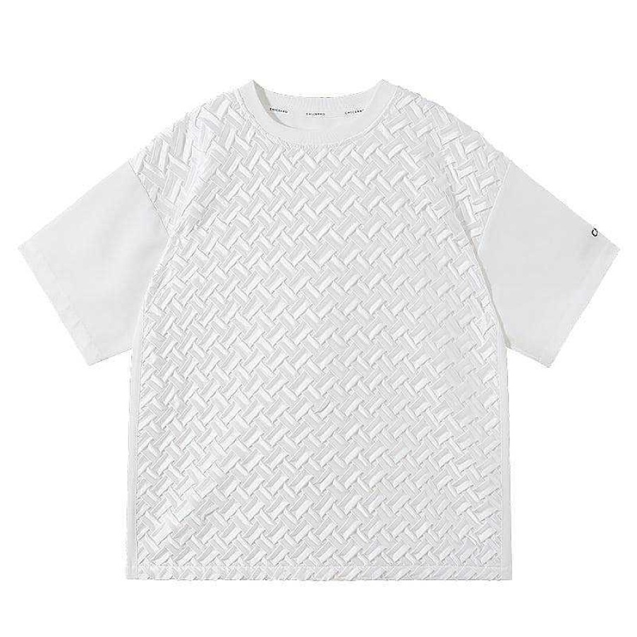 Clothing The Korean Fashion | Woven Texture Tee