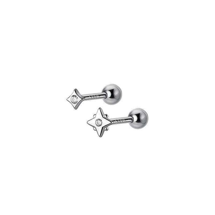 Accs & Bags & Shoes The Korean Fashion | Four-Pointed Stars Ear Studs A Pair