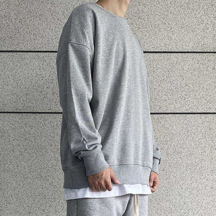 Clothing The Korean Fashion | Round Neck Basic Sweater