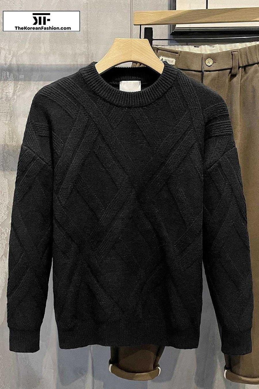 Casual Style Clothes The Korean Fashion | Casual Round Neck Sweater Pullover