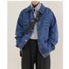 Clothing The Korean Fashion | Vintage Denim Jacket Blue