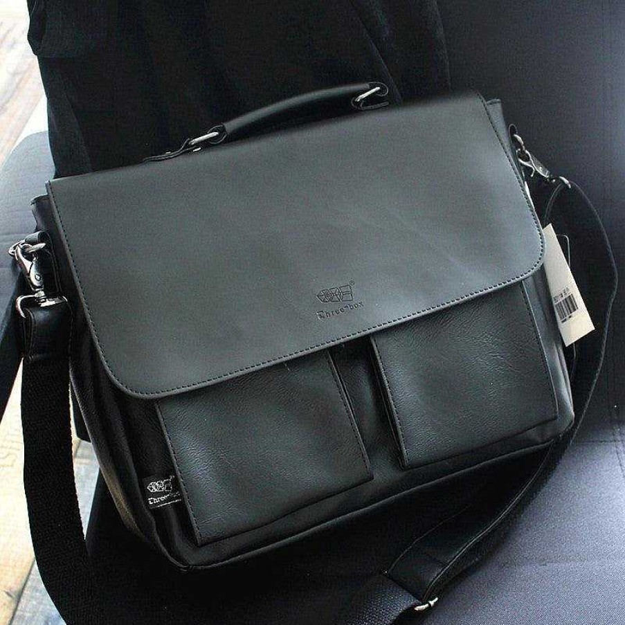 Accs & Bags & Shoes The Korean Fashion | Large Leather Laptop Bag