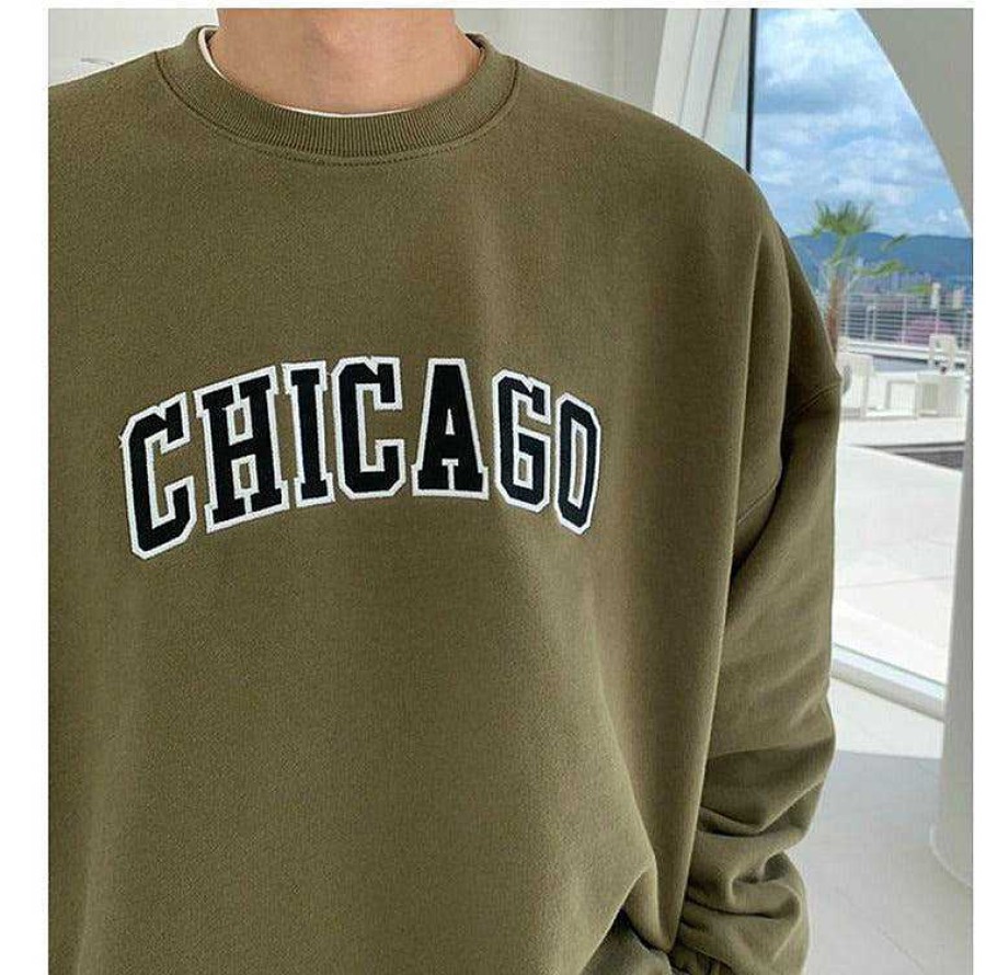 Clothing The Korean Fashion | Letter Printing Sweatshirt