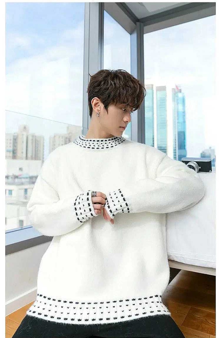 Clothing The Korean Fashion | Thickened Round Neck Sweater