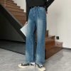 Clothing The Korean Fashion Jeans | Straight Wide-Leg Jeans