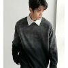 Clothing The Korean Fashion | Washed Gradient Sweatshirts