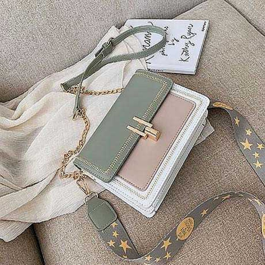 Women The Korean Fashion | Strap Flap Bag