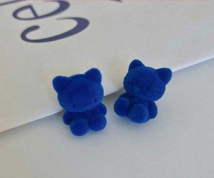 Women The Korean Fashion Earrings | Klein Blue Earrings