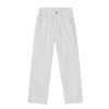 Clothing The Korean Fashion Jeans | White Straight Casual Pants