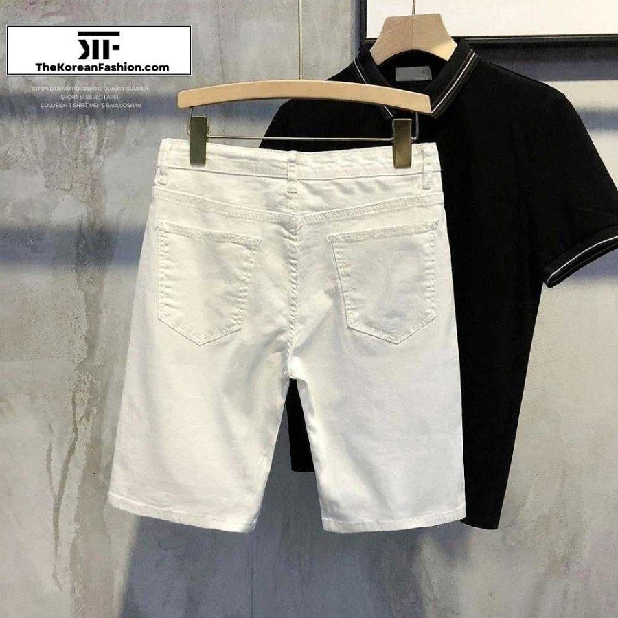 Clothing The Korean Fashion Shorts | Cotton Slim Fit Breathable Shorts