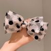 Women The Korean Fashion Hair Accessories | Polka Dot Bowknot Hairpin