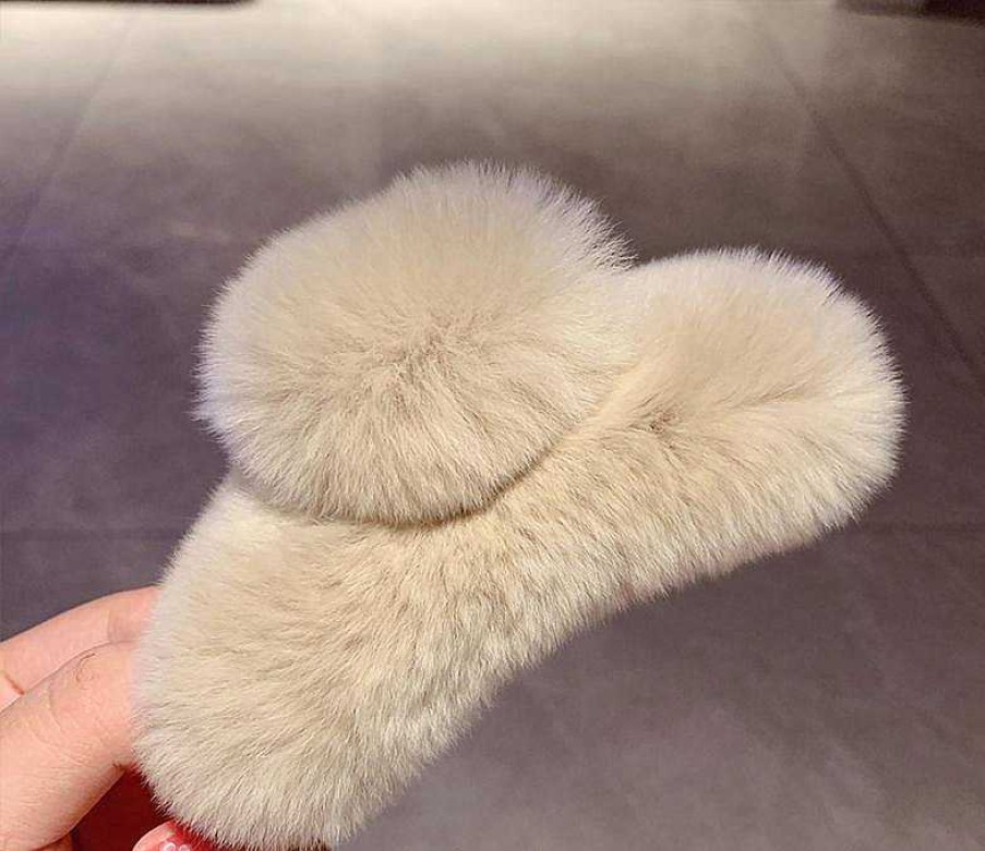 Women The Korean Fashion Hair Accessories | Furry Hair Claw Clip