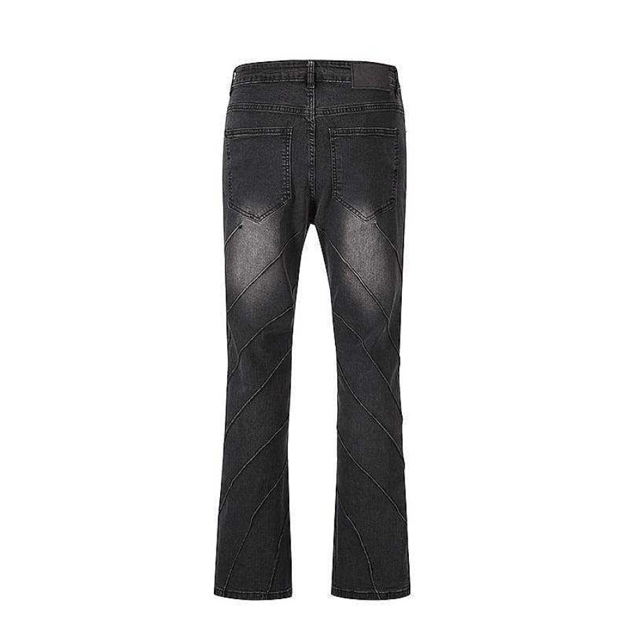 Clothing The Korean Fashion Jeans | Stitching Slim Fit Jeans