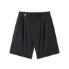 Clothing The Korean Fashion Shorts | Straight-Leg Pleated Shorts