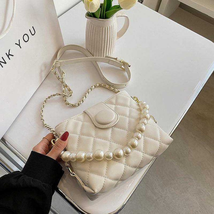 Women The Korean Fashion | Pearl Chain Shoulder Bag