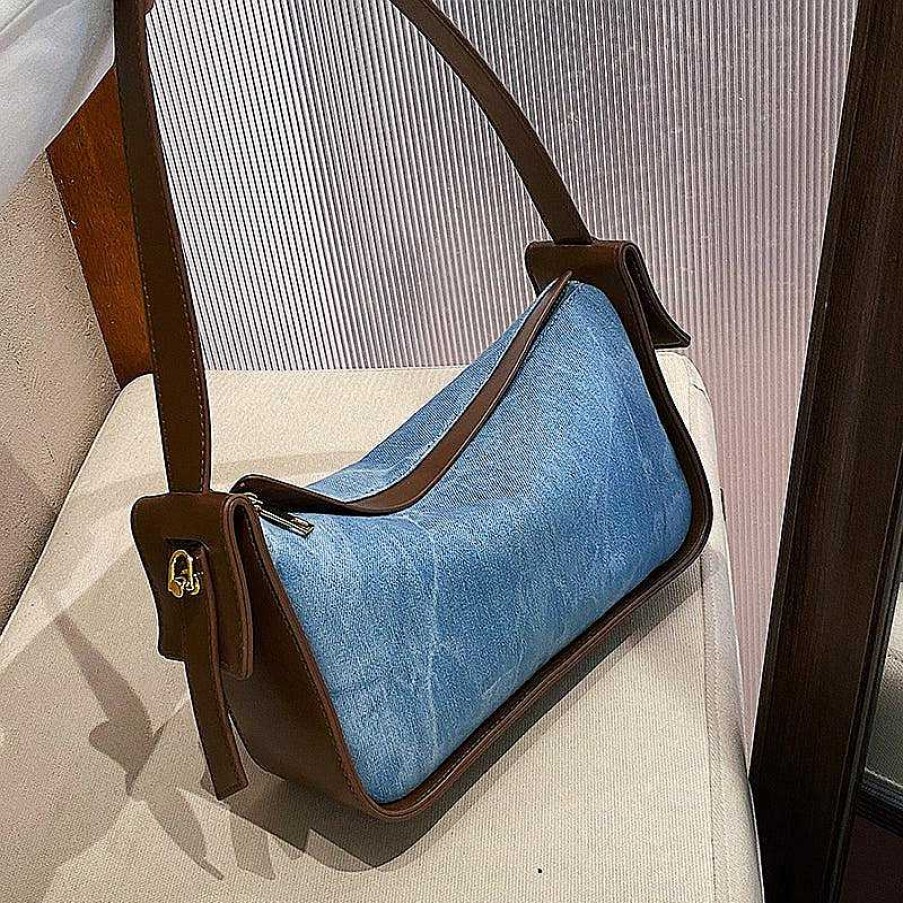 Women The Korean Fashion | Blue Shoulder Bag