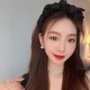 Women The Korean Fashion Hair Accessories | Bow Headband Black