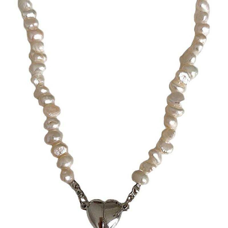 Women The Korean Fashion Necklaces | Necklace Natural Baroque Pearl