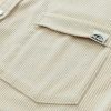 Clothing The Korean Fashion | Buttoned Corduroy Overshirt